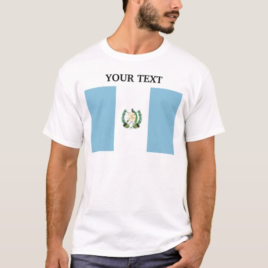 Vlag van Guatemala T-shirt (Voorkant)