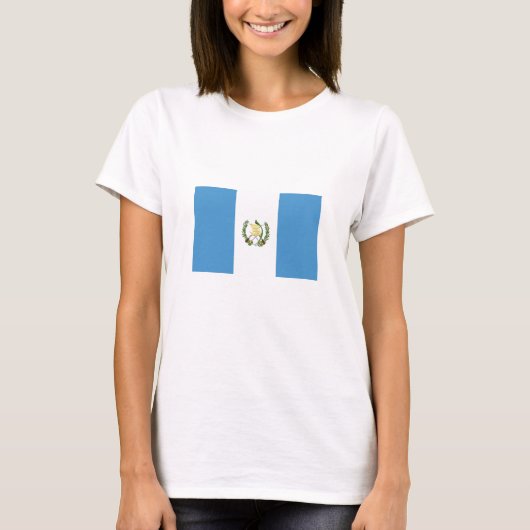 Vlag van Guatemala T-shirt (Voorkant)