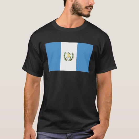 Vlag van Guatemala T-shirt (Voorkant)