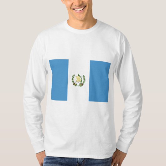 Vlag van Guatemala T-shirt (Voorkant)