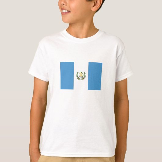 Vlag van Guatemala T-shirt (Voorkant)