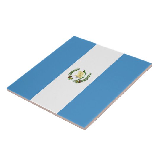 Vlag van Guatemala Tegeltje (Zijkant)