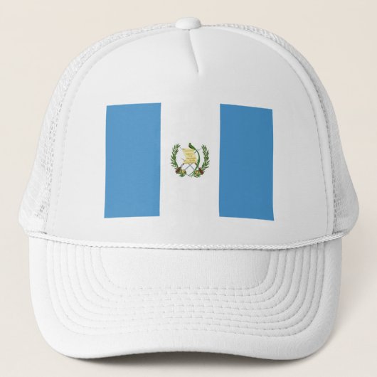 Vlag van Guatemala Trucker Pet (Voorkant)