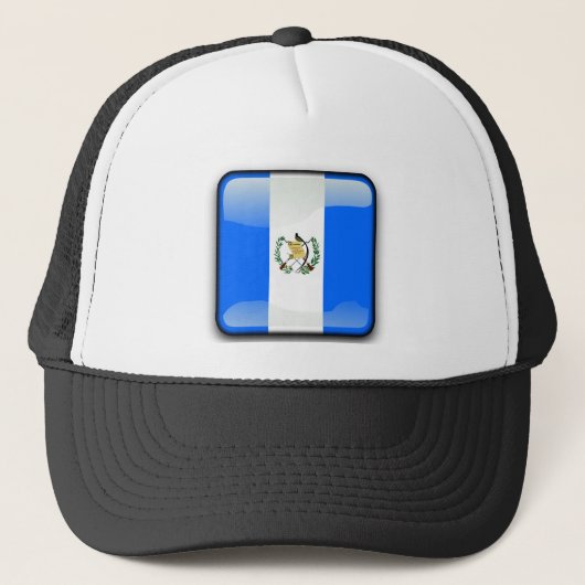 Vlag van Guatemala Trucker Pet (Voorkant)