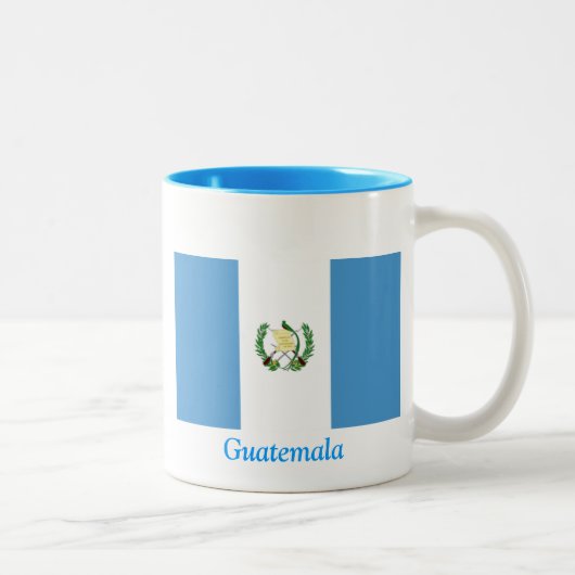 Vlag van Guatemala Tweekleurige Koffiemok (Rechts)