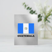 vlag van Guatemala, voorzien van een etiket Briefkaart (Staand voorkant)