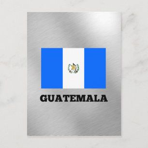 vlag van Guatemala, voorzien van een etiket Briefkaart