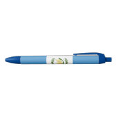 Vlag van Guatemala Zwarte Inkt Pen (Bovenkant)