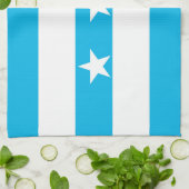 vlag van Guayaquil-stad Ecuador symbool Theedoek (Gevouwen)