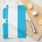 vlag van Guayaquil-stad Ecuador symbool Theedoek (Quarter Fold)