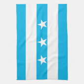 vlag van Guayaquil-stad Ecuador symbool Theedoek (Verticaal)