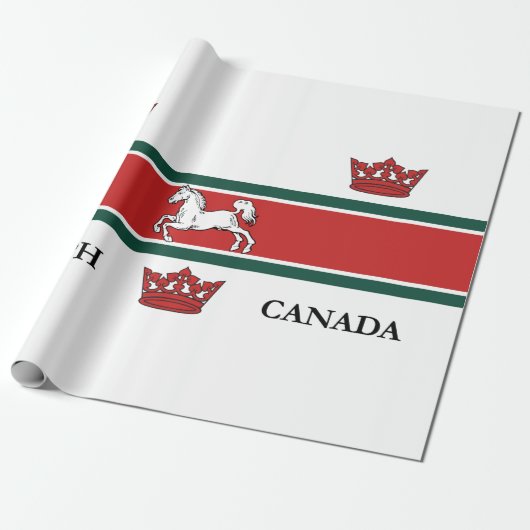 Vlag van Guelph (Ontario, Canada) Cadeaupapier (Uitgerold)