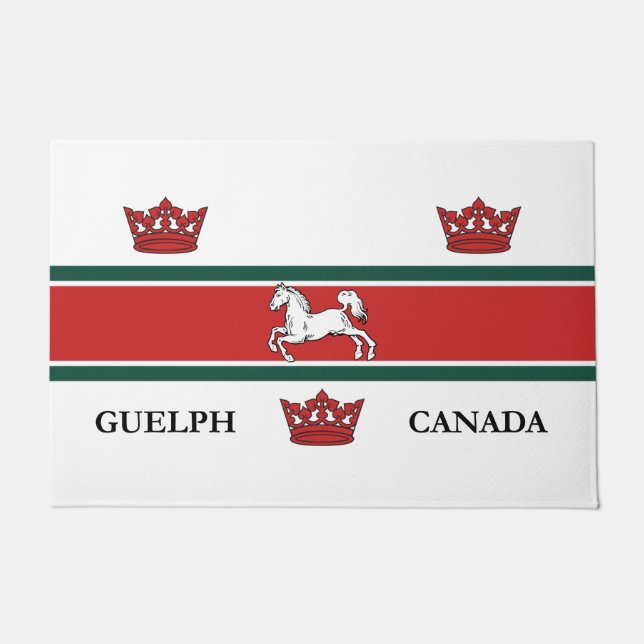 Vlag van Guelph (Ontario, Canada) Deurmat (Voorkant)