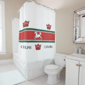 Vlag van Guelph (Ontario, Canada) Douchegordijn (In situ)