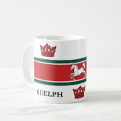 Vlag van Guelph (Ontario, Canada) Koffiemok (Voorkant links)