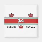 Vlag van Guelph (Ontario, Canada) Magneet (Voorkant)