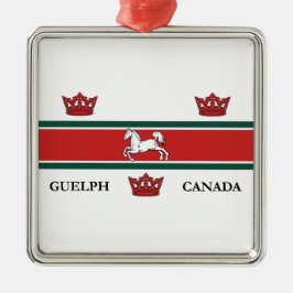 Vlag van Guelph (Ontario, Canada) Metalen Ornament