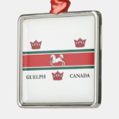 Vlag van Guelph (Ontario, Canada) Metalen Ornament (Links)