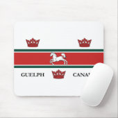 Vlag van Guelph (Ontario, Canada) Muismat (Met muis)
