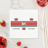 Vlag van Guelph (Ontario, Canada) Servet (Insitu)