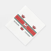 Vlag van Guelph (Ontario, Canada) Servet (Hoek)