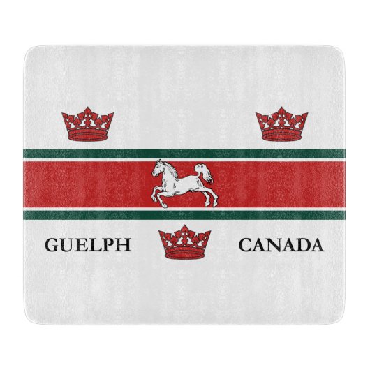 Vlag van Guelph (Ontario, Canada) Snijplank (Voorkant)