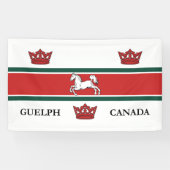 Vlag van Guelph (Ontario, Canada) Spandoek (Horizontaal)