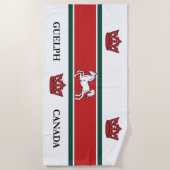 Vlag van Guelph (Ontario, Canada) Strandlaken (Voorkant)