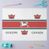 Vlag van Guelph (Ontario, Canada) Tissuepapier (Craft)