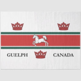 Vlag van Guelph (Ontario, Canada) Tissuepapier
