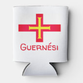 Vlag van Guernési Blikjeskoeler (Voorkant)