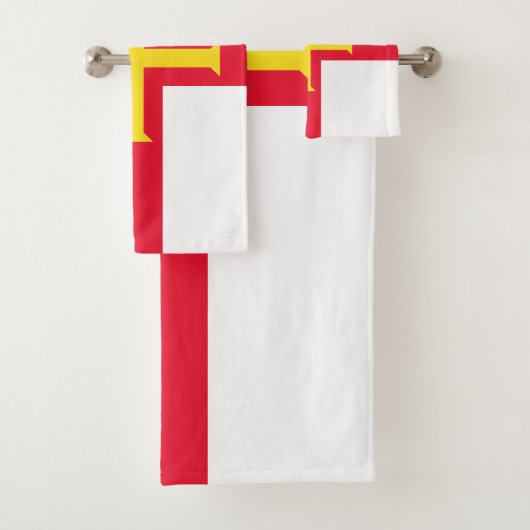 Vlag van Guernsey Bad Handdoek (Insitu)