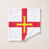 Vlag van Guernsey Bad Handdoek (Wasdoekje)