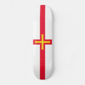 Vlag van Guernsey Persoonlijk Skateboard (Voorkant)