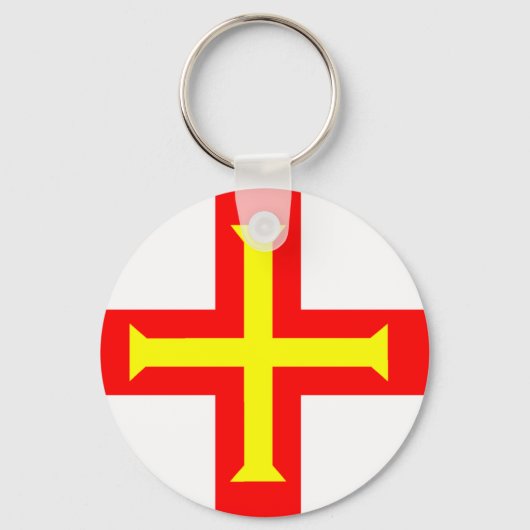 Vlag van Guernsey Sleutelhanger (Voorkant)