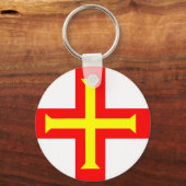 Vlag van Guernsey Sleutelhanger (Voorkant)