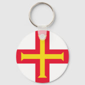 Vlag van Guernsey Sleutelhanger (Achterkant)