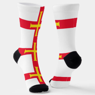 Vlag van Guernsey Sokken