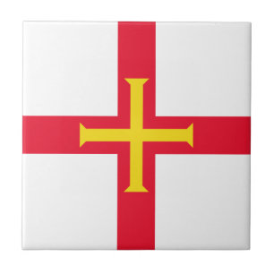 Vlag van Guernsey Tegeltje