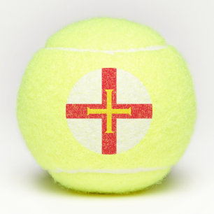 Vlag van Guernsey Tennisballen
