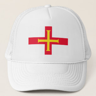 Vlag van Guernsey Trucker Pet