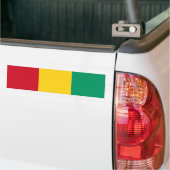 Vlag van Guinee (Afrikaans land) Bumpersticker (Op Truck)