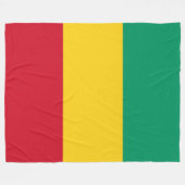 Vlag van Guinee (Afrikaans land) Fleece Deken (Voorkant (Horizontaal))