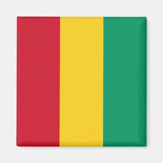 Vlag van Guinee (Afrikaans land) Magneet (Voorkant)