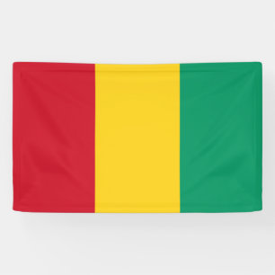 Vlag van Guinee (Afrikaans land) Spandoek