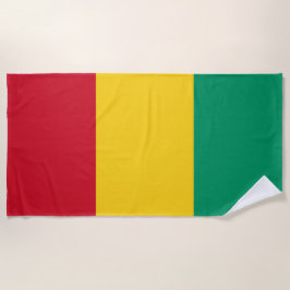 Vlag van Guinee (Afrikaans land) Strandlaken