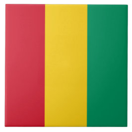 Vlag van Guinee (Afrikaans land) Tegeltje