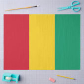 Vlag van Guinee (Afrikaans land) Tissuepapier (Craft)