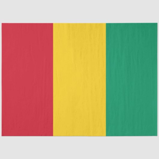 Vlag van Guinee (Afrikaans land) Tissuepapier (Voorkant)