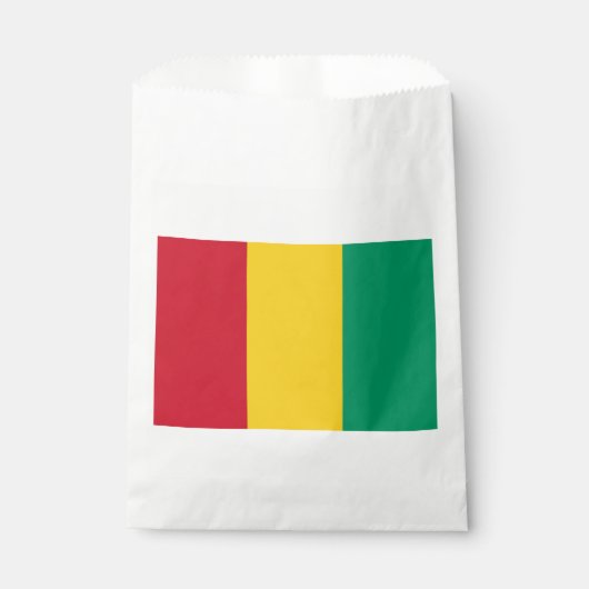 Vlag van Guinee Bedankzakje (Voorkant)